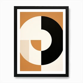 Beige Bauhaus Reverie Art Print