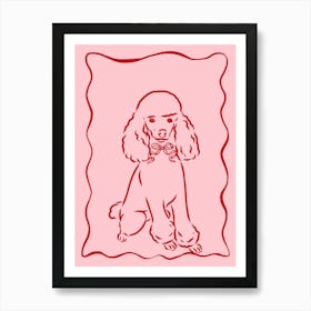 Poodle Dog Poster