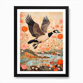 Canada Goose 1 Detailed Bird Painting Art Print