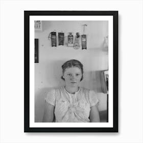 Untitled Photo, Possibly Related To Lois Stagg Who With Her Husband Rents And Runs The Cafe, Both She And Her Husba Art Print