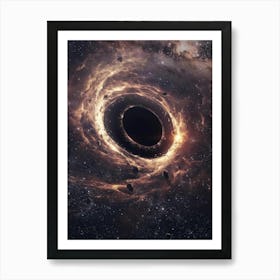 Black Hole In Space 5 Art Print