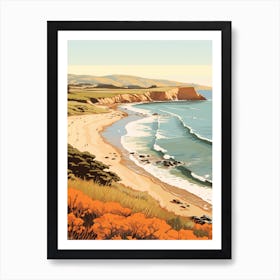 Apollo Bay Beach Australia Golden Tones 2 Art Print