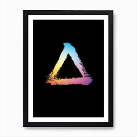 Mystic Triangle Art Print