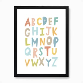 Abc Alphabet Nursery Art Print