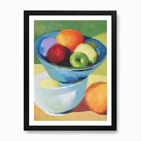 Tangelo Bowl Of fruit Art Print