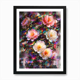 Roses In A Vase 1 Art Print