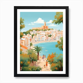 Ibiza Spain 4 Illustration Art Print