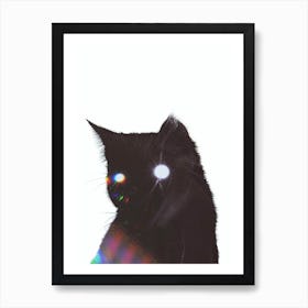 Dark Cat Art Print