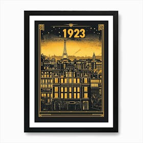 Aihrgdesign A Vintage Travel Poster Showcasing Art Deco Archi 3e80acd4 B228 451d Bc73 3a361dbdcba3 2 Art Print