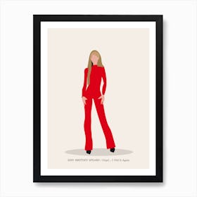 Britney Spears Oops I Did It Again Fan Art Art Print