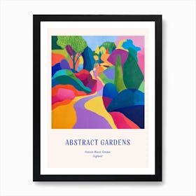 Colourful Gardens Hidcote Manor Garden United Kingdom 2 Blue Poster Art Print