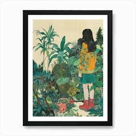 In The Garden Japanese Garden 3 Art Print