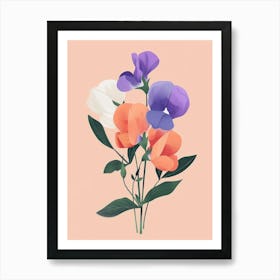 Sweet Peas 7 Art Print