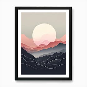 Abstract Landscape Painting 24 Art Print