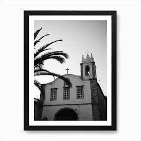 Palms And Churches Art Print