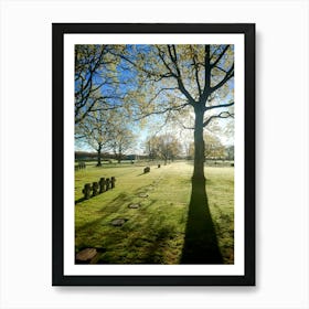 La Cambe German War Cemetery, Les Noires Terres, France Art Print