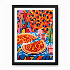 Pizza Pop Art Inspired 1 Art Print