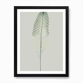 Common Horsetail Fern Simplicity Art Print