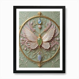 Butterfly Jewel Art Print