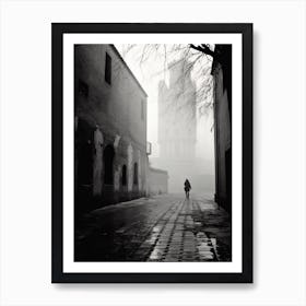 Ferrara, Italy,  Black And White Analogue Photography  3 Art Print