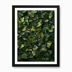 Ivy Leaves Background Art Print