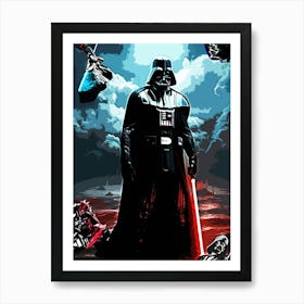 Star Wars movie Darth Vader 1 Art Print