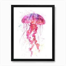 Watercolor Jellyfish 7 Art Print