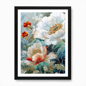 Chinese Flower Painting 69 Art Print