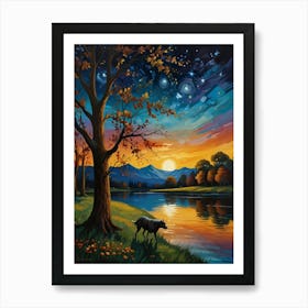 Starry Night 39 Art Print