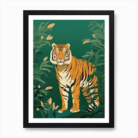 Tiger In The Jungle 29 Art Print