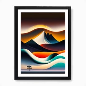 Landscapes Of Africa Art Print