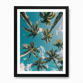 Palm Trees In The Sky 2 Art Print