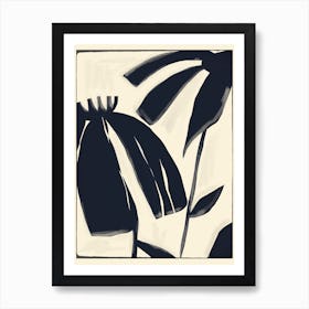 Abstract Minimal Flowers 28 Art Print