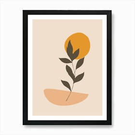 Leaf In The Sun Art Print