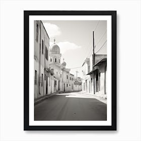 Nazareth, Israel, Photography In Black And White 1 Art Print