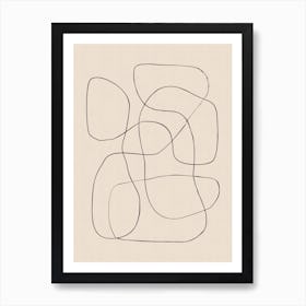 Abstract Scribble On Paper 3 Art Print