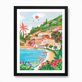 Lake como, Italy Art Print