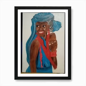 African girl Art Print