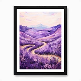 Lavender Road Art Print