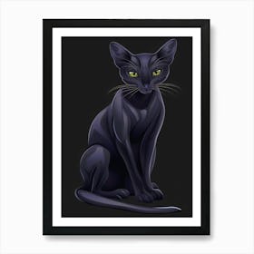 Black Cat 44 Art Print