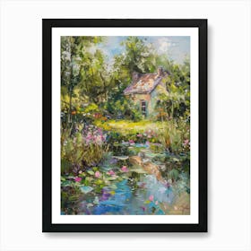  Floral Garden Garden Melodies 3 Art Print