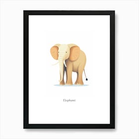 Elephant Kids Animal Poster Art Print