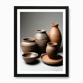 Pots And Bowls Art Print