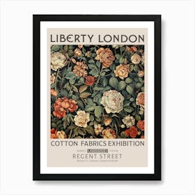 Liberty London Print William Morris Textiles William Morris Roses Art Print