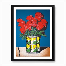 Snapdragon Flower Still Life 2 Pop Art  Art Print