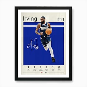 Kyrie Irving Art Print