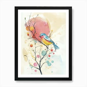 Bird On A Branch 2 Art Print