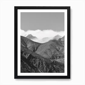 Clouds In The Mountains Art Print