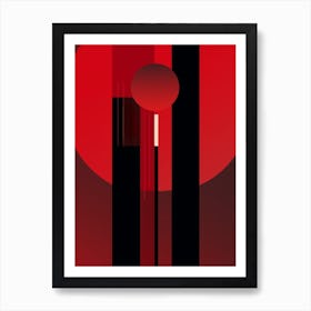 Minimalistic Abstract Geometry 6 Art Print