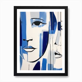 'Blue Women' Art Print